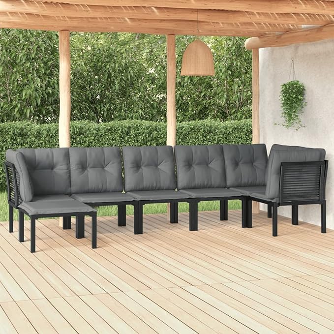 Conjunto Muebles Jardin Exterior de Ratán