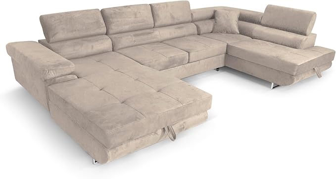 Sofá esquinero Rodas U 