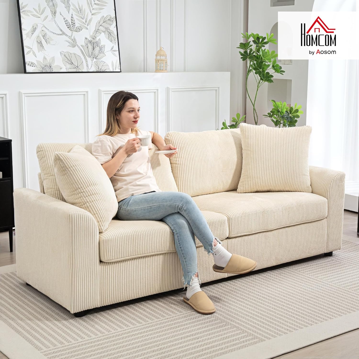 Sofa de 3 Plazas Sofa de Salon