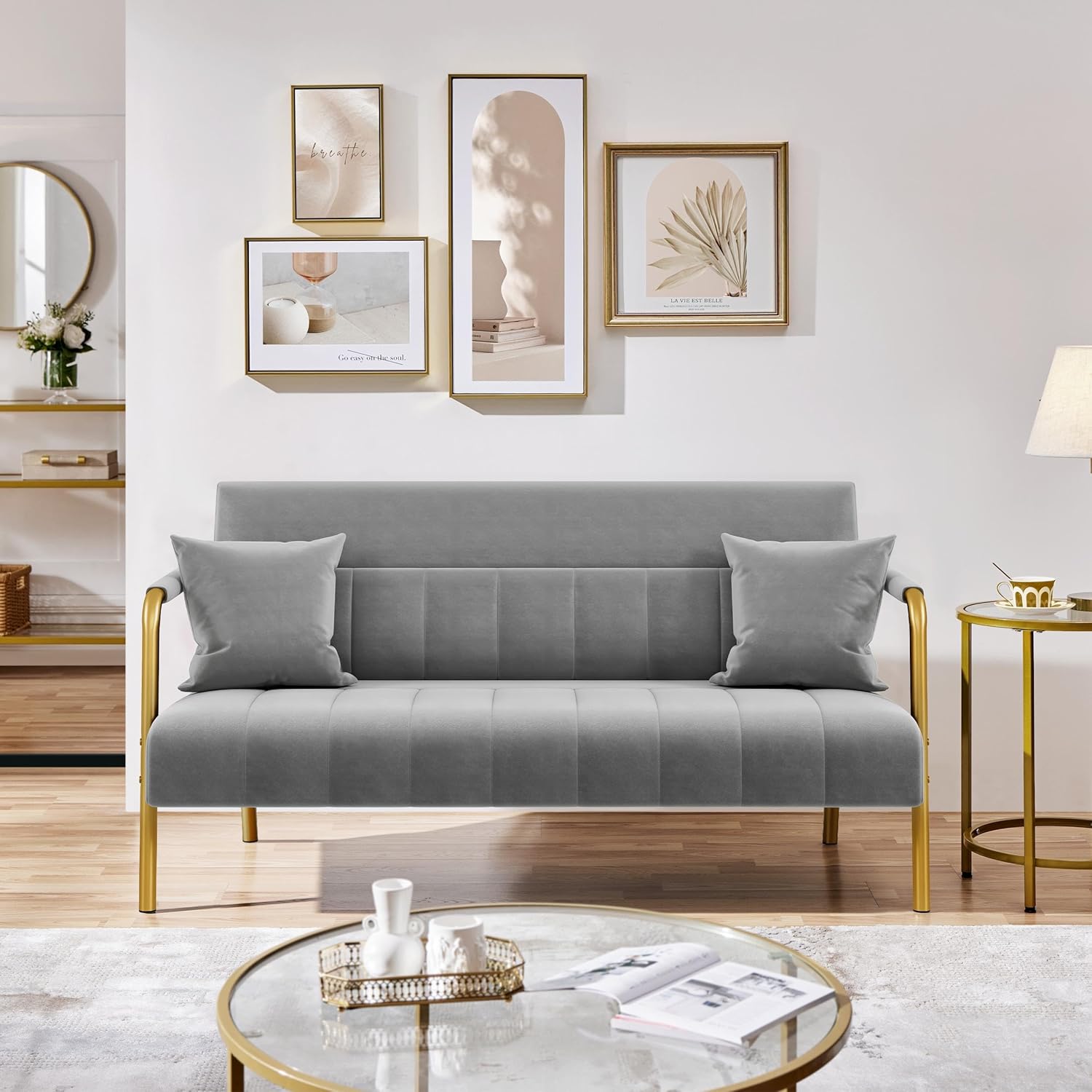 Sofá Terciopelo Loveseat 2 Plazas