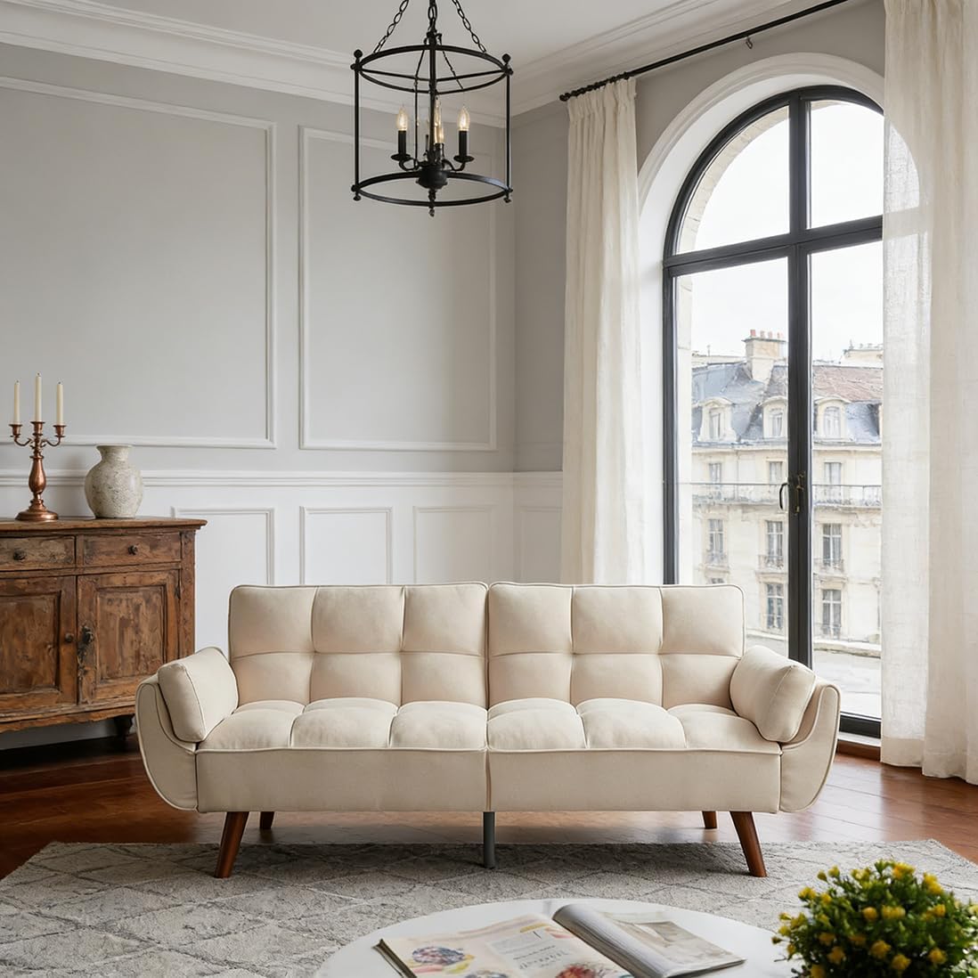 Sofá cama de 3 plazas convertible