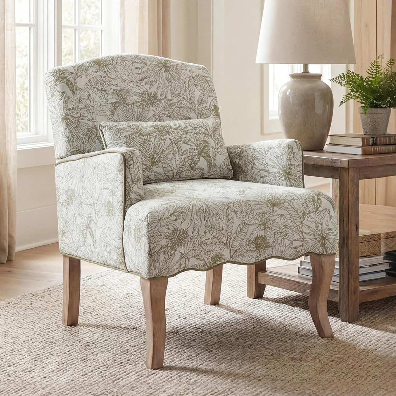 Butaca Vintage con Patas de Madera